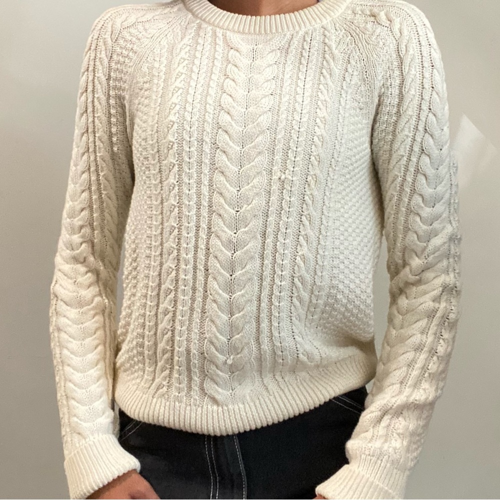 gap cable knit sweater